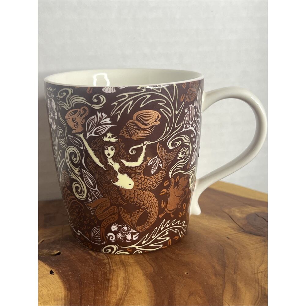 Brand New 2008 Starbucks Anniversary Blend Mermaid Siren Coffee Mug 12 oz
